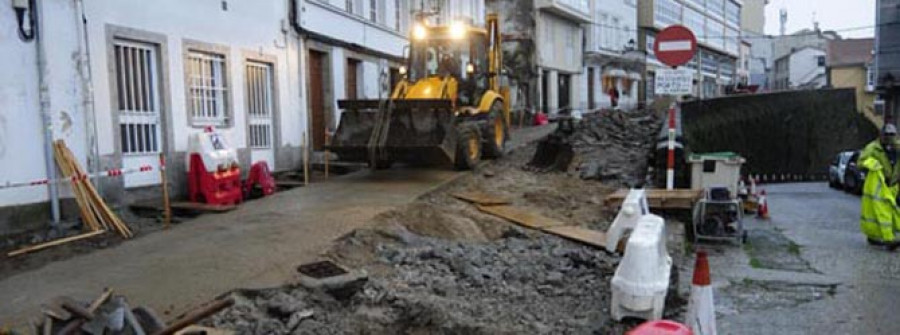 PONTEDEUMEUnos 1.500 vecinos se quedarán hoy sin agua por la obra de la calle Porto