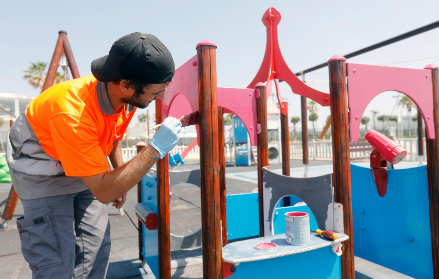 La nueva normalidad. Una persona por cada 4 metros cuadrados en los parques al aire libre gallegos