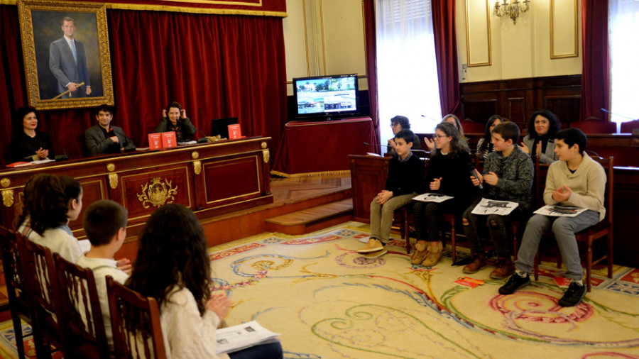 El Concello celebra el aniversario de Concepción Arenal con estudiantes locales y extranjeros