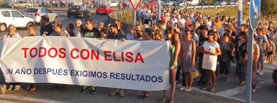 Concentración en recuerdo de la vecina Elisa Abruñedo asesinada hace dos años