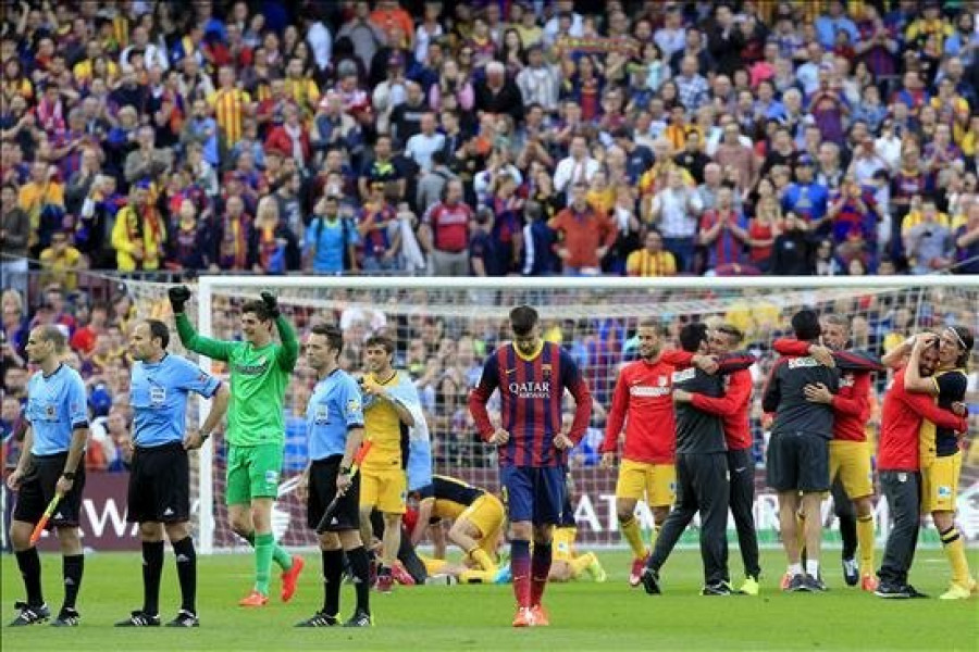 Rajoy felicita al Atlético de Madrid por la obtención de la Liga