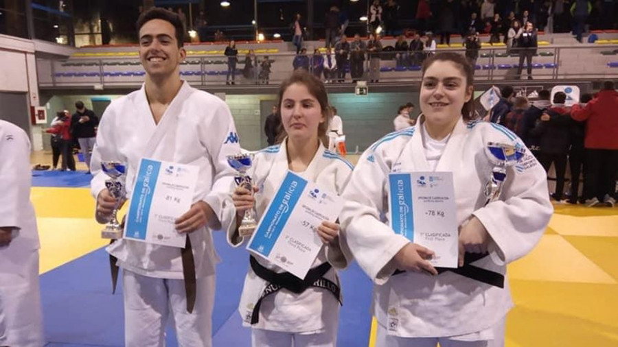 Los judokas locales tocan podio nacional y autonómico