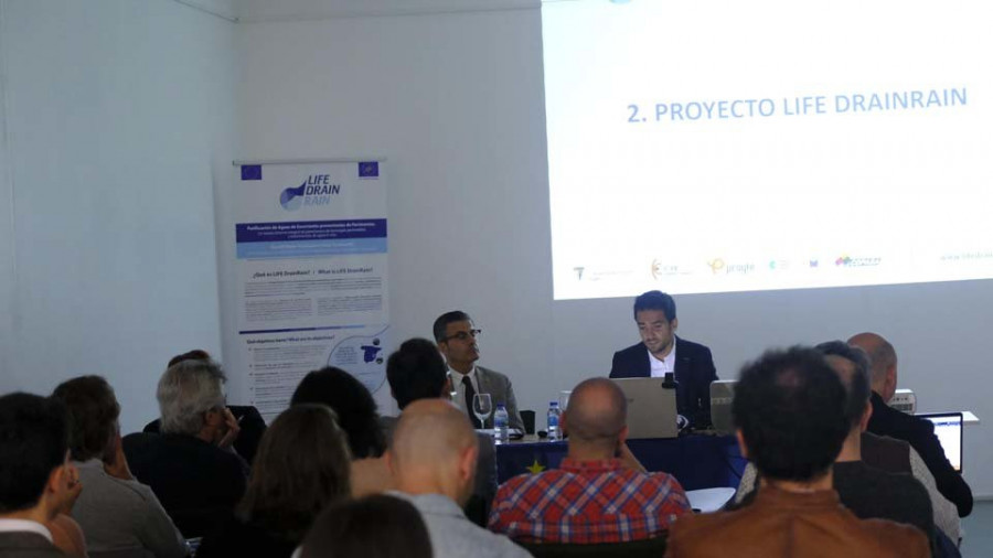 Ferrol acoge la presentación de la primera aplicación del proyecto “Life DrainRain”