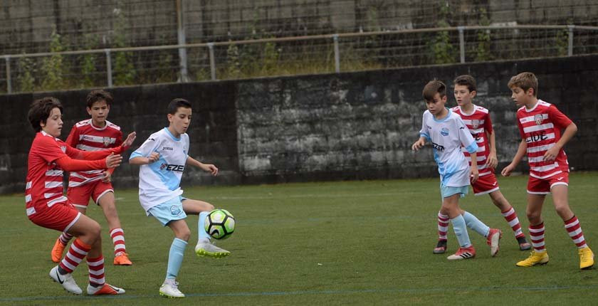 El Galicia de Caranza  infantil sumó su segunda victoria ante la Milagrosa