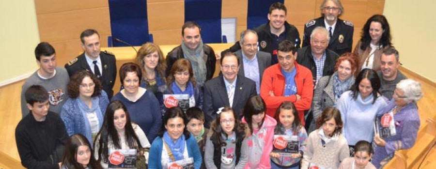 NARÓN - Blanco reconoce la labor de  la comunidad educativa en la formación vial de los jóvenes