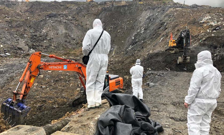 Dos meses de búsqueda en Zaldibar, una crisis alejada de las portadas