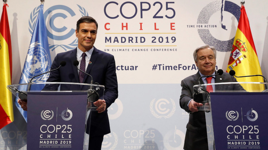 Arranca en Madrid la COP25 con el objetivo de llegar a un acuerdo contra la crisis del clima