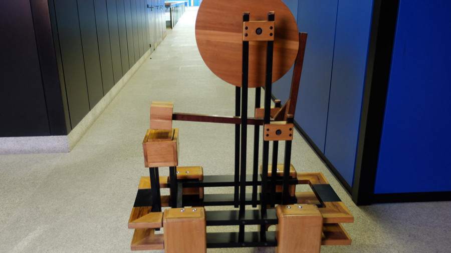 El Museo de la Construcción Naval incorpora una réplica de un mecanismo de Da Vinci