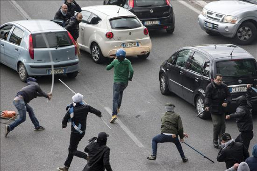 Varios heridos por disparos en Roma antes de la final de la Copa de Italia