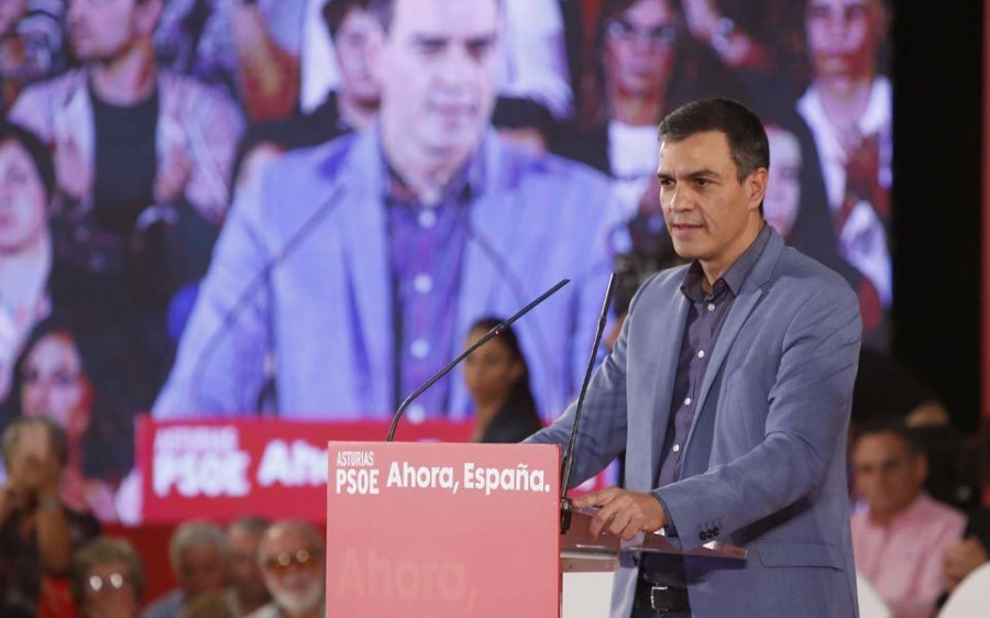 Sánchez reitera que si hay crisis hará un “reparto justo” de la carga