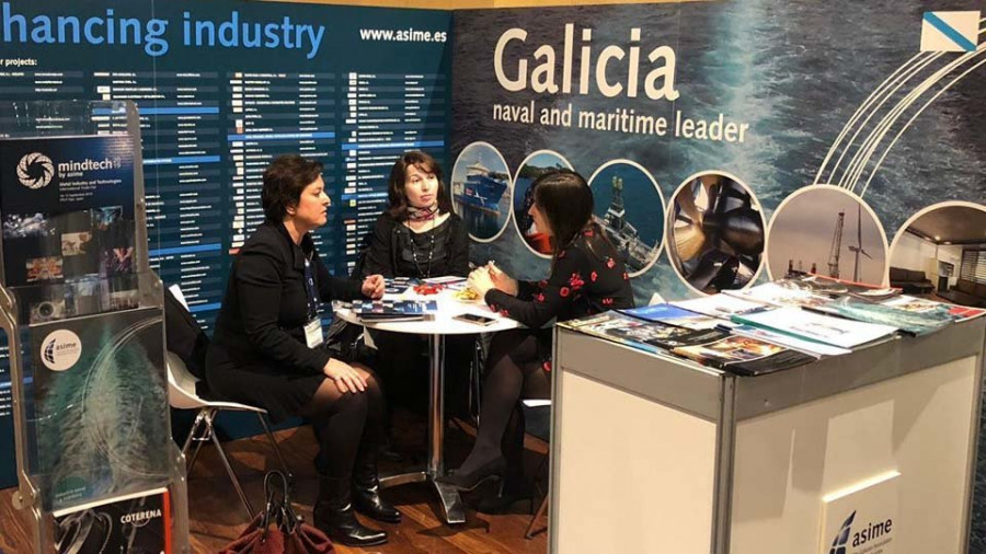 Asime pone en valor la industria naval gallega en la feria internacional World Maritime Week