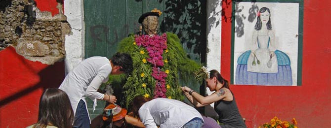 A primavera enche o barrio de Canido de maios na última xornada de festas