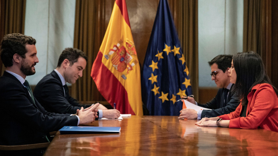 Los populares vascos rechazan el acuerdo con Cs para las autonómicas