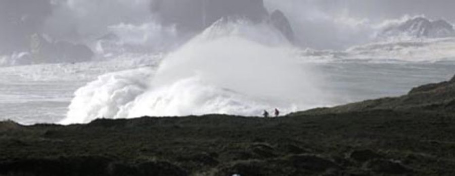 El temporal centra casi toda su dureza en la comarca de Ortegal