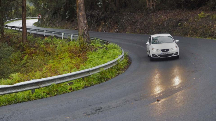 Reclaman el pintado de la curva de San Pedro donde se hicieron obras de aglomerado