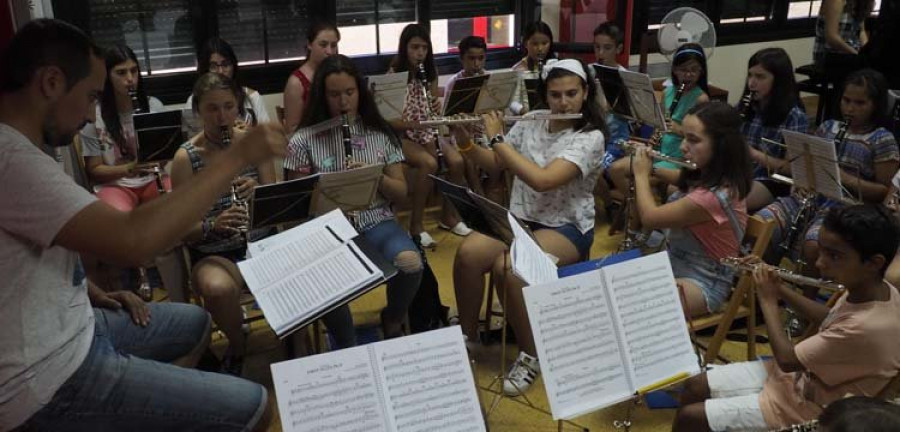 Fin de fiesta para el encuentro de la Banda Sinfónica Infantil de Galicia