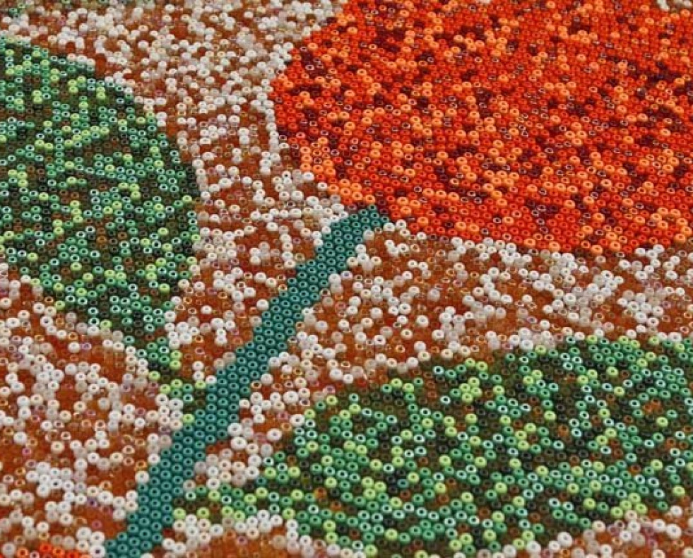 Unos indígenas mexicanos hacen el mayor mosaico del mundo