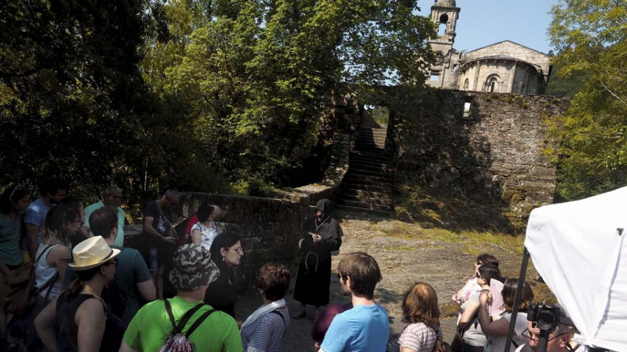 Las visitas al monasterio de Caaveiro aumentaron un 7,2% el año pasado