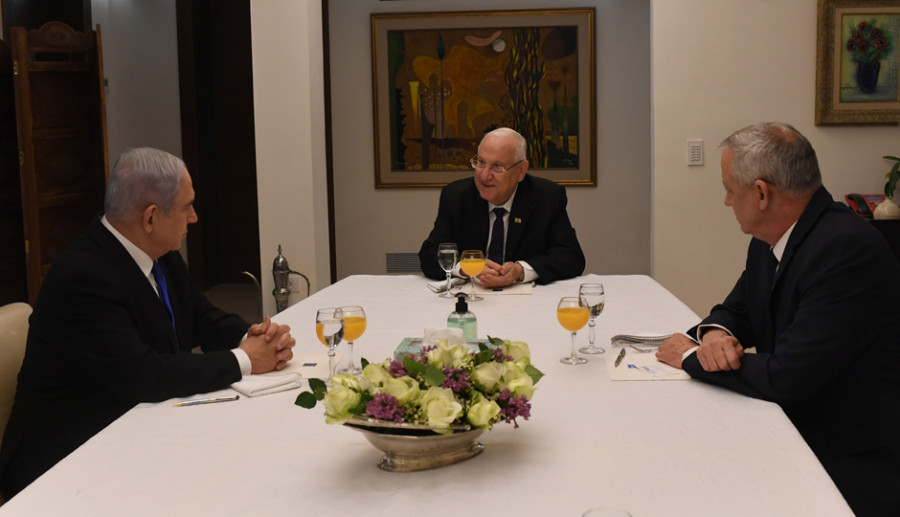 Netanyahu ve posible la formación de un gobierno de unidad con Gantz