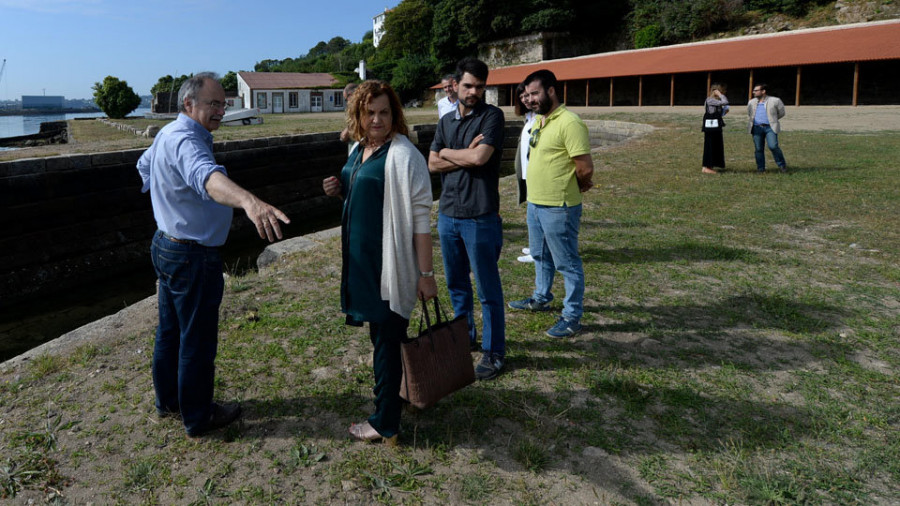 El dique de mareas de A Cabana recupera su esplendor original tras finalizar las tareas de restauración