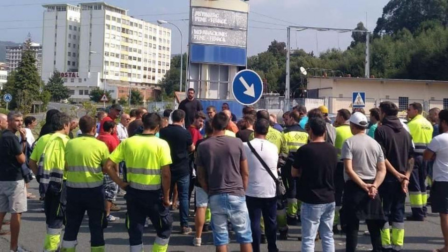 El Consello Galego de RRLL convoca hoy a sindicatos y a la UTE Tecman-Rayma a un acto de conciliación