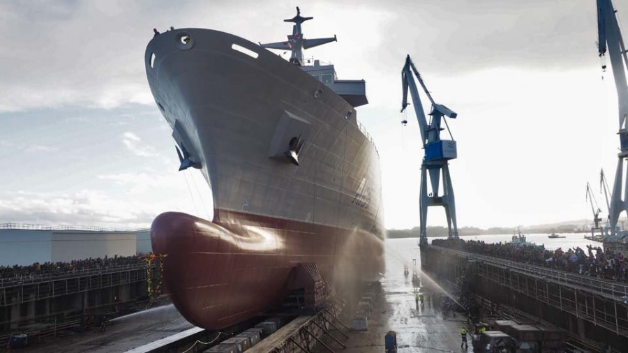 Navantia fija para marzo las pruebas de mar del primer AOR de la Armada australiana