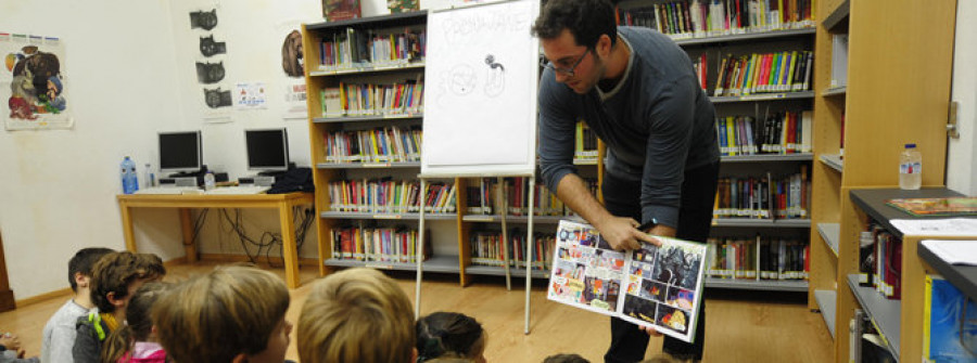 José Domingo presenta en  Ferrol su cómic Pablo & Jane