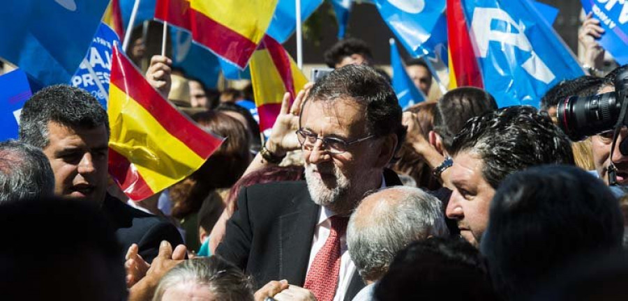 Rajoy pide el voto para frenar a Podemos: “La unión hace la fuerza”