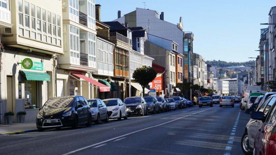 Comienzan las obras de reforma  en avenida de Galicia de As Pontes