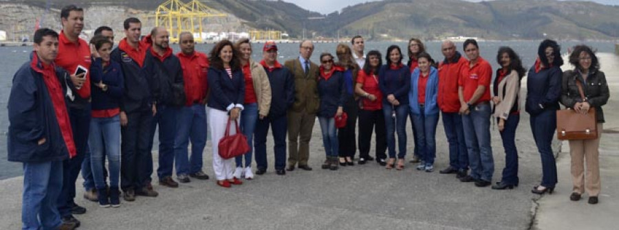 El Puerto recibe la visita de una delegación venezolana