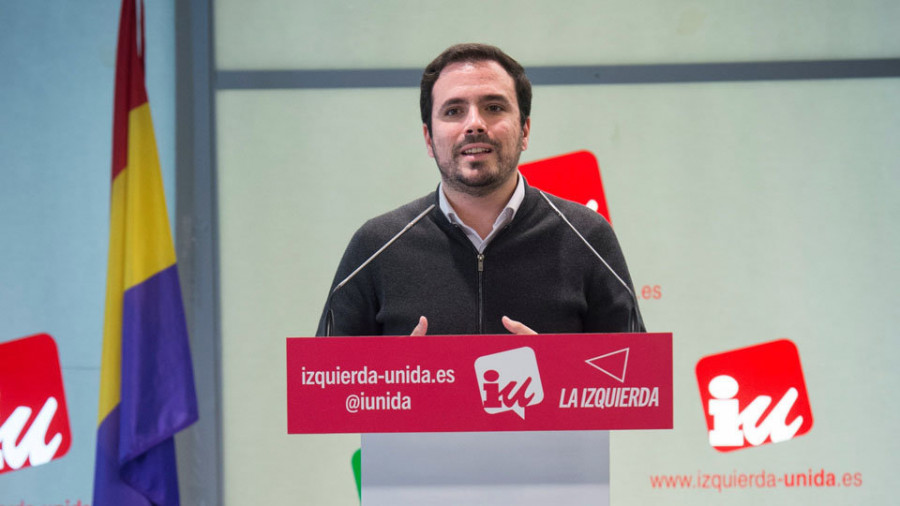 Garzón arremete contra el PSOE porque continúa “la senda neoliberalista del PP”