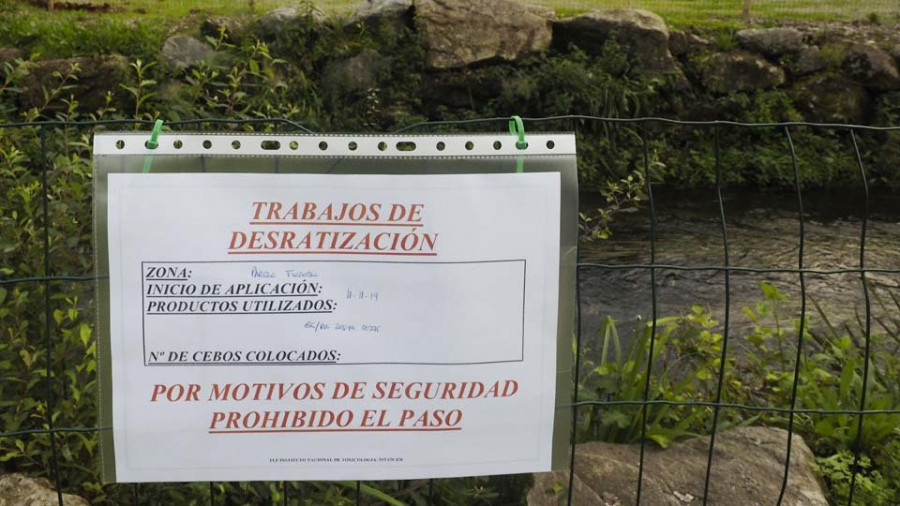 Narón valla un tramo del río Freixeiro para intensificar las campañas de desratización