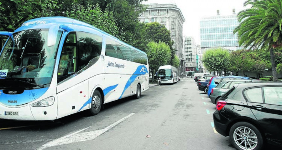 Los autobuses interurbanos entrarán al 
centro de A Coruña a partir de octubre