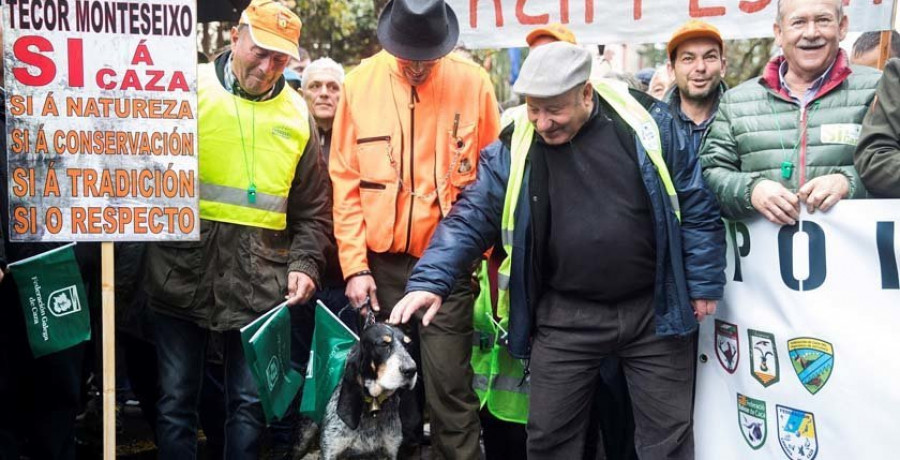 Miles de personas defienden en Santiago la caza “como forma de vida”