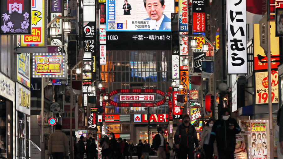 Japón declara un mes de  estado de emergencia en Tokio, Osaka y otras cinco regiones