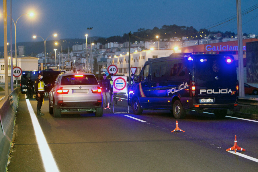 Ferrol, tercera ciudad gallega con más denuncias por infringir el confinamiento