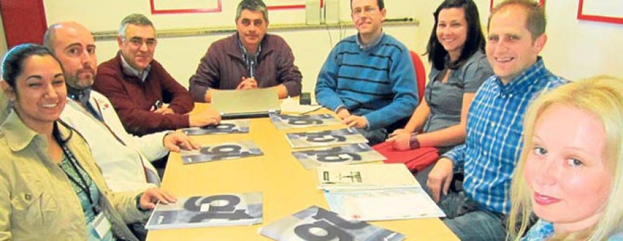 Empleados de Einsa se implican en un programa social para discapacitados