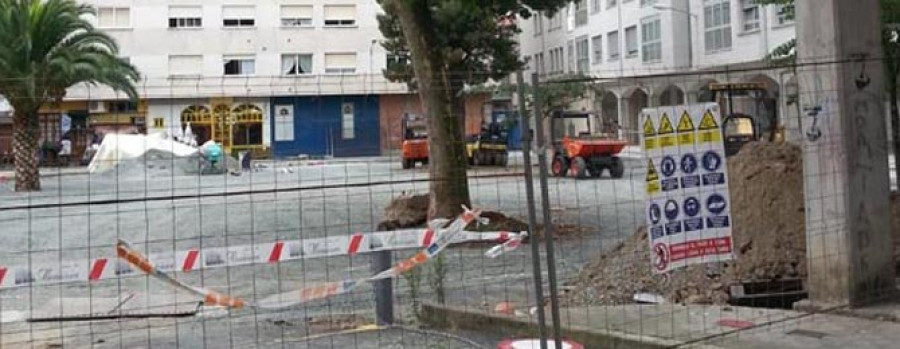 CEDEIRA - La finalización de la obra del parque de O Floreal se prevé para septiembre