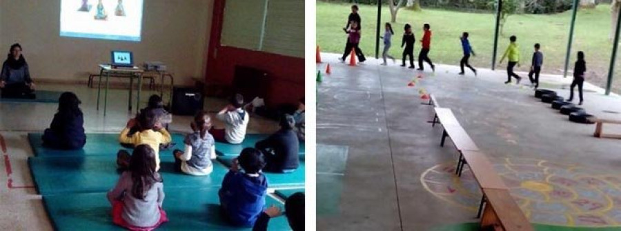 Un divertido circuito para promover los hábitos saludables en el CEIP San Xoán