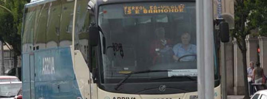 Arriva mejora la conexión  por autobús entre A Coruña y Ferrol con dos nuevos servicios