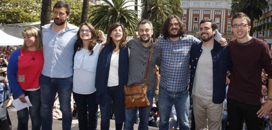 Xulio Ferreiro “planta” a En Marea para cerrar la campaña en Madrid con Unidos Podemos