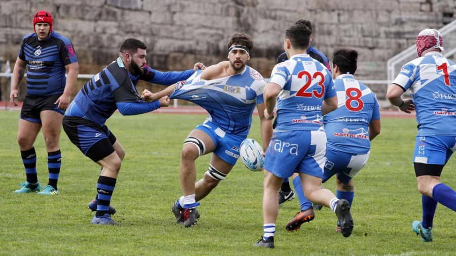 El Rugby Ferrol se asegura el factor campo en el play-off