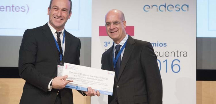 Endesa premia dos proyectos de mejora surgidos en las centrales de As Pontes