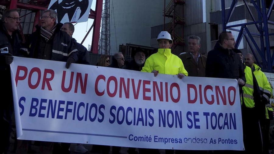 Los trabajadores de Endesa salen de nuevo a la calle para exigir que se retomen las negociaciones