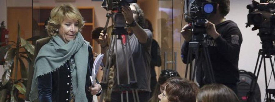 Aguirre se ofrece a Rajoy para ser  la candidata a la Alcaldía de Madrid