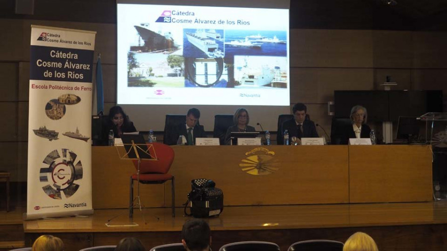 La Cátedra de la UDC y Navantia abre un nuevo curso con variadas propuestas
