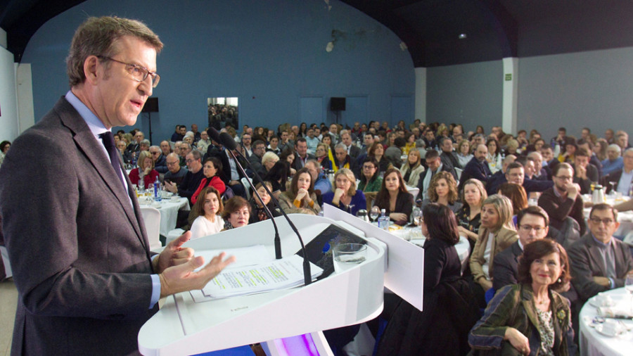 Feijóo vuelve a incorporar a todos  los conselleiros en  las listas electorales para el 5 de abril