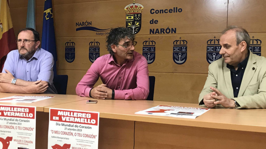 Narón celebra el Día Mundial del Corazón con una nueva edición de “Mulleres en Vermello”