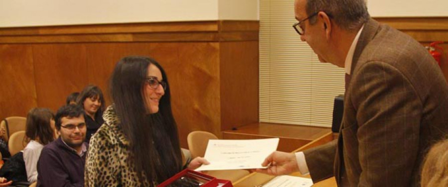 Entrega de los premios literarios de la Facultade de Humanidades