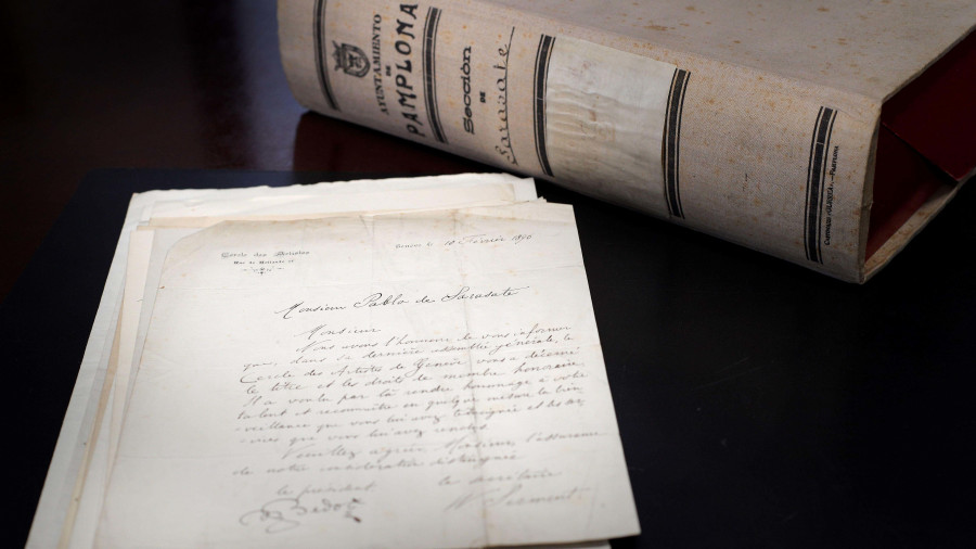 Recuperan cartas manuscritas de Hemingway y Sarasate